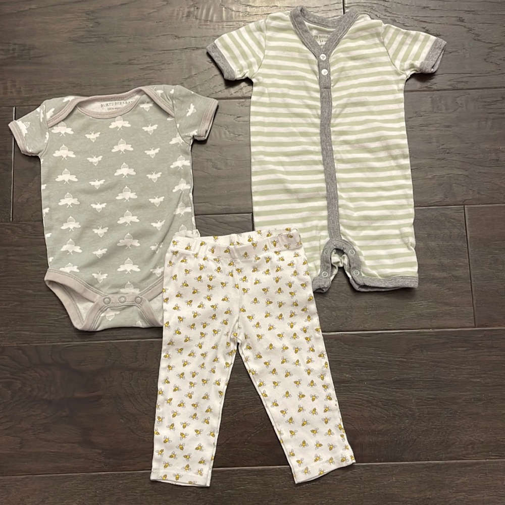 Burt’s Bees Baby lot size 3-6 months